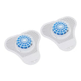 2pcs Deodorant Triangular Block Prevents Clogging Spray Proof Urinal Deodorant Aroma Ball for Home Office School