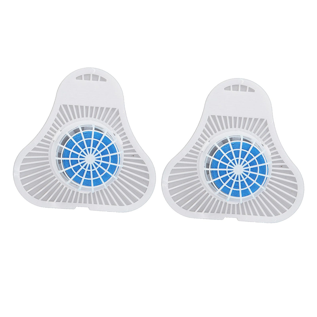 2pcs Deodorant Triangular Block Prevents Clogging Spray Proof Urinal Deodorant Aroma Ball for Home Office School