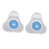 2pcs Deodorant Triangular Block Prevents Clogging Spray Proof Urinal Deodorant Aroma Ball for Home Office School