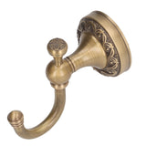 Robe Hook Copper Stainless Steel Antique Style Easy Installation Wall Mounted Coat Hook for Bathroom Bedroom - 45-Degree Angle