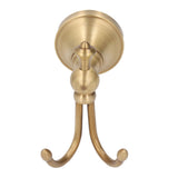 Vintage Towel Hooks Hangers Bathroom Coat Hook Robe Hook Heavy Duty Wall Mounted Copper and Stainless Steel for Indoor - Side View