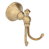 Vintage Towel Hooks Hangers Bathroom Coat Hook Robe Hook Heavy Duty Wall Mounted Copper and Stainless Steel for Indoor - Top-Down View