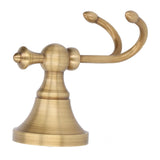 Vintage Towel Hooks Hangers Bathroom Coat Hook Robe Hook Heavy Duty Wall Mounted Copper and Stainless Steel for Indoor - 45-Degree Angle