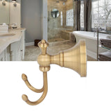 Vintage Towel Hooks Hangers Bathroom Coat Hook Robe Hook Heavy Duty Wall Mounted Copper and Stainless Steel for Indoor - Extra Image