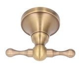 Coat Hook Antique Solid Copper Towel Robe Hooks Wall Mounted Bath Robe Hooks for Bathroom Kitchen - 45-Degree Angle