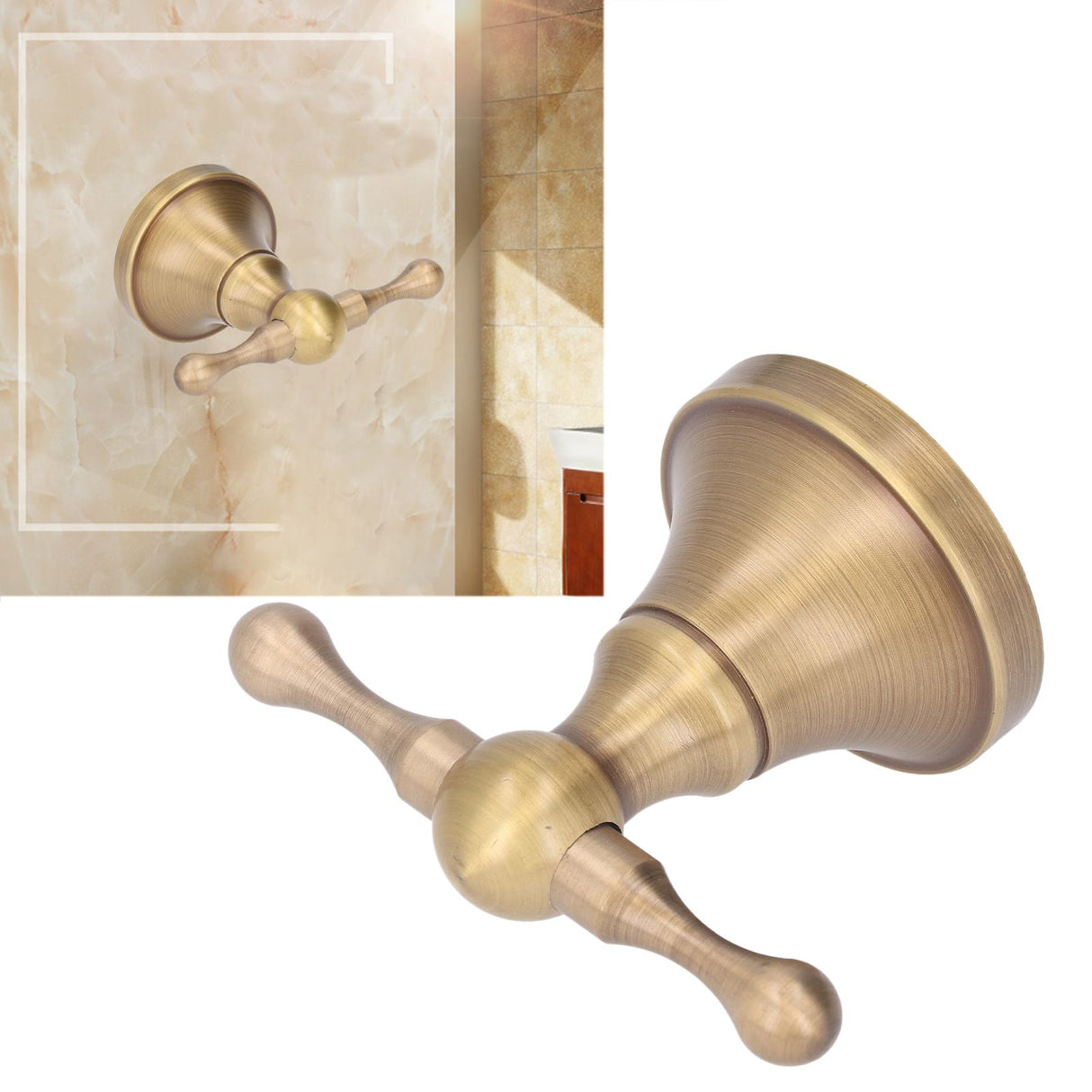 Coat Hook Antique Solid Copper Towel Robe Hooks Wall Mounted Bath Robe Hooks for Bathroom Kitchen