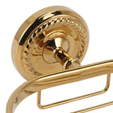 Wall Mounted Metal Soap Holder Antique Bathroom Soap Basket Dish Holder Golden Twist