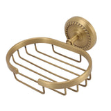 Soap Dish Wall Mounted Twisted Pattern Soap Holder Copper Stainless Steel Antique Soap Rack for Bathroom