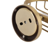 Soap Dish Wall Mounted Twisted Pattern Soap Holder Copper Stainless Steel Antique Soap Rack for Bathroom
