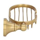 Wall Soap Dish Bottom Hollow Design Retro Style Keeping Tidy Decorative Practical Copper Stainless Steel Soap Holder