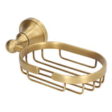 Wall Soap Dish Bottom Hollow Design Retro Style Keeping Tidy Decorative Practical Copper Stainless Steel Soap Holder