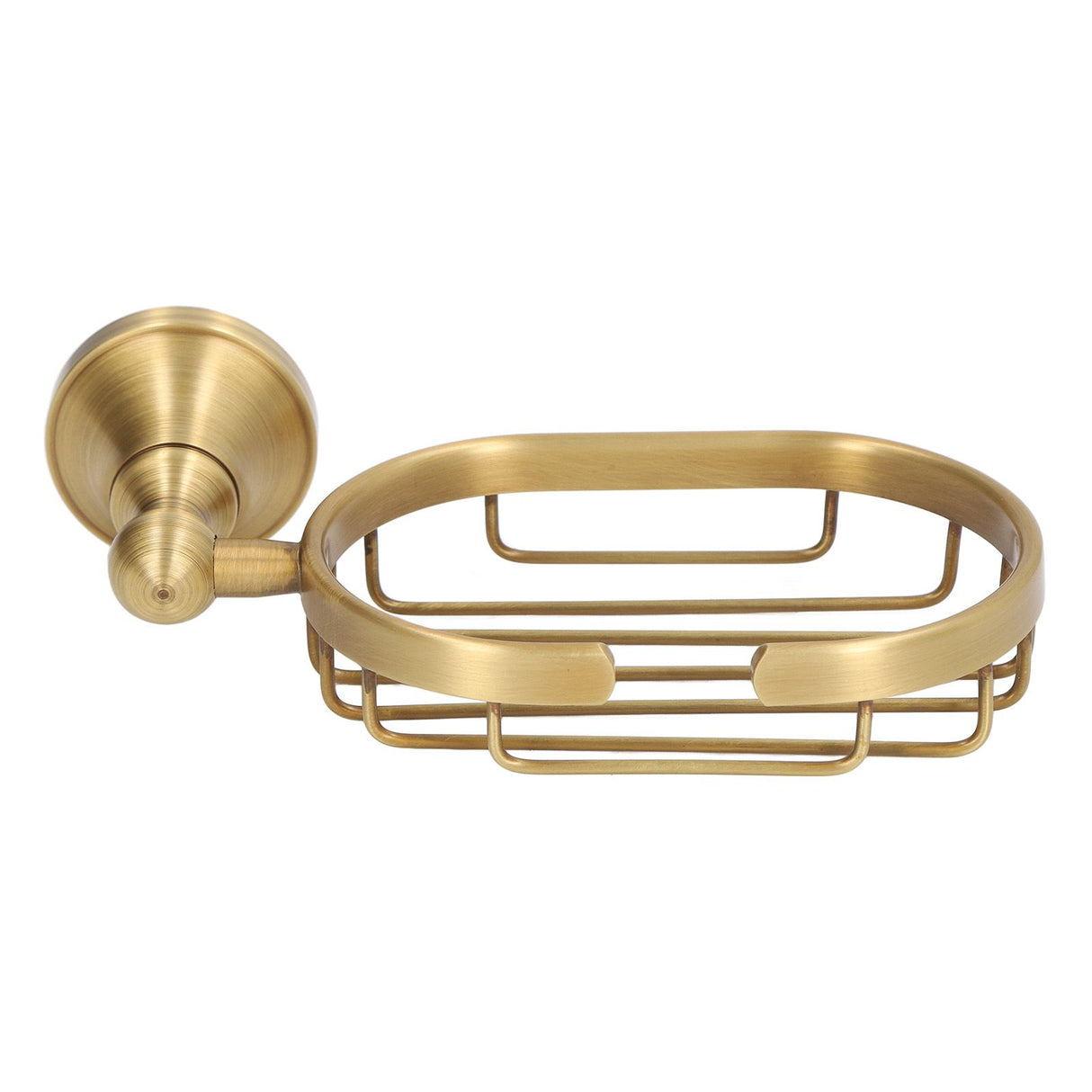 Wall Soap Dish Bottom Hollow Design Retro Style Keeping Tidy Decorative Practical Copper Stainless Steel Soap Holder