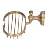 Wall Mounted Bathroom Soap Holder Antique Soap Basket Toilet Soap Tray Rack with Carved Curved