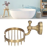 Wall Mounted Bathroom Soap Holder Antique Soap Basket Toilet Soap Tray Rack with Carved Curved