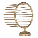 Brass Antique Toilet Roll Holder Punch Free Stable Wall Mount Paper Towel Rack for Bathroom - Extra Image