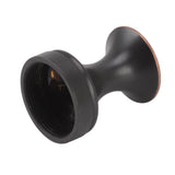 Robe Hook Simple Beautiful Copper Single Wall Hooks Clothes Hook for Bathrooms Barber Stores Black - Top-Down View
