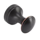 Robe Hook Simple Beautiful Copper Single Wall Hooks Clothes Hook for Bathrooms Barber Stores Black