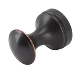 Robe Hook Simple Beautiful Copper Single Wall Hooks Clothes Hook for Bathrooms Barber Stores Black - Extra Image