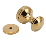 Robe Hook Simple Beautiful Copper Single Wall Hooks Clothes Hook for Bathrooms Barber Stores Gold