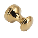 Robe Hook Simple Beautiful Copper Single Wall Hooks Clothes Hook for Bathrooms Barber Stores Gold - Rear View