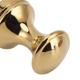 Robe Hook Simple Beautiful Copper Single Wall Hooks Clothes Hook for Bathrooms Barber Stores Gold - Extra Image