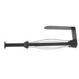 Stainless Steel Damper Paper Holder Kitchen Punch Free Preservative Film Roll Hanger Anti Slip Rustproof Bathroom Tissue Holder Black - Extra Image