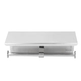 Stainless Steel Toilet Paper Holder with Shelf Self Adhesive Punch Free Toilet Paper Shelf Roll Holder for Bathroom K10 304
