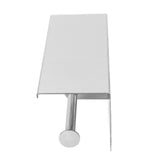 Stainless Steel Toilet Paper Holder with Shelf Self Adhesive Punch Free Toilet Paper Shelf Roll Holder for Bathroom K10 304