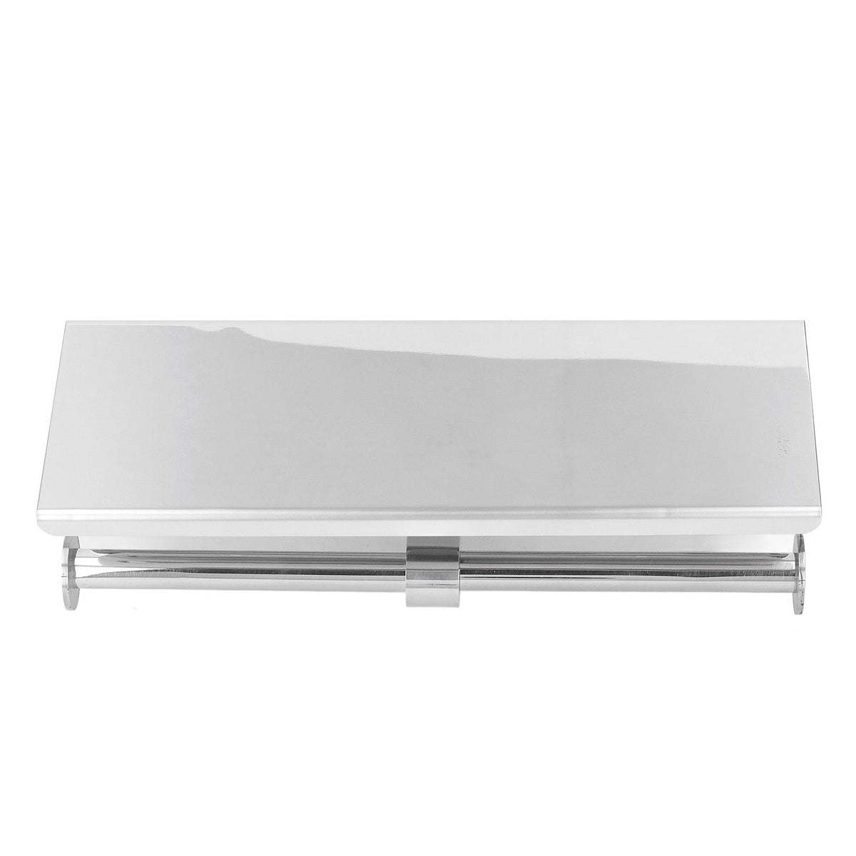 Stainless Steel Toilet Paper Holder with Shelf Self Adhesive Punch Free Toilet Paper Shelf Roll Holder for Bathroom K10 304