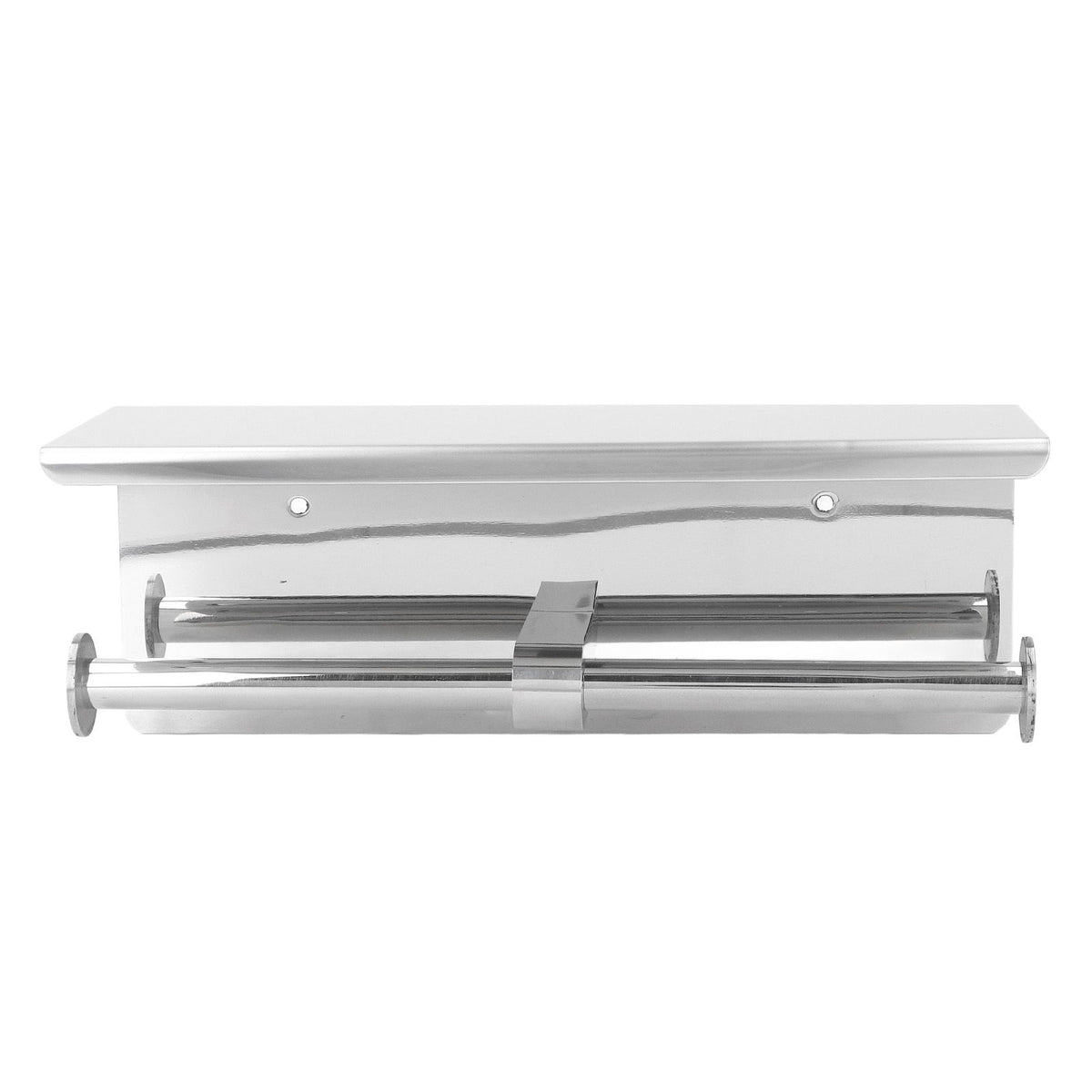 Stainless Steel Toilet Paper Holder with Shelf Self Adhesive Punch Free Toilet Paper Shelf Roll Holder for Bathroom K10 304