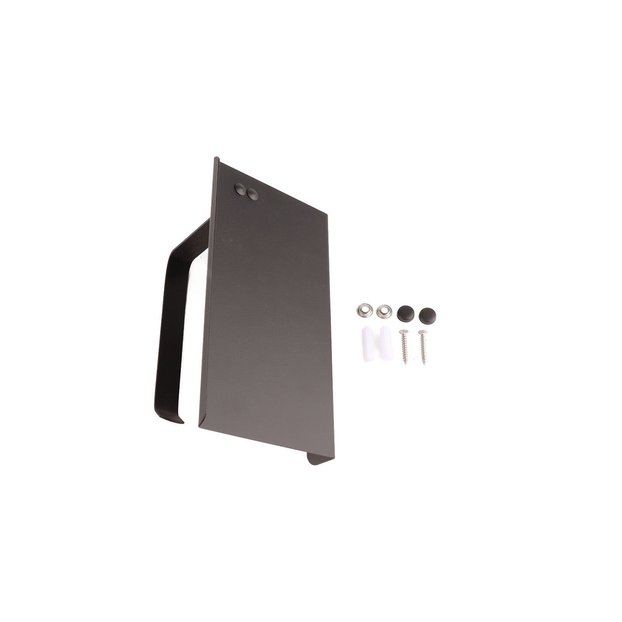 Paper Towel Holder Stainless Steel Punch Free Dual Use Toilet Paper Dispenser for Home Bathroom K6 Black