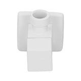 1/2in Water Outlet Valve Thicken Copper 1 in 2 Out Hot Cold Water Diverter Valve for Home White