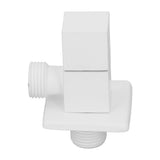 1/2in Water Outlet Valve Thicken Copper 1 in 2 Out Hot Cold Water Diverter Valve for Home White