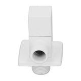 1/2in Water Outlet Valve Thicken Copper 1 in 2 Out Hot Cold Water Diverter Valve for Home White