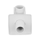 1/2in Water Outlet Valve Thicken Copper 1 in 2 Out Hot Cold Water Diverter Valve for Home White