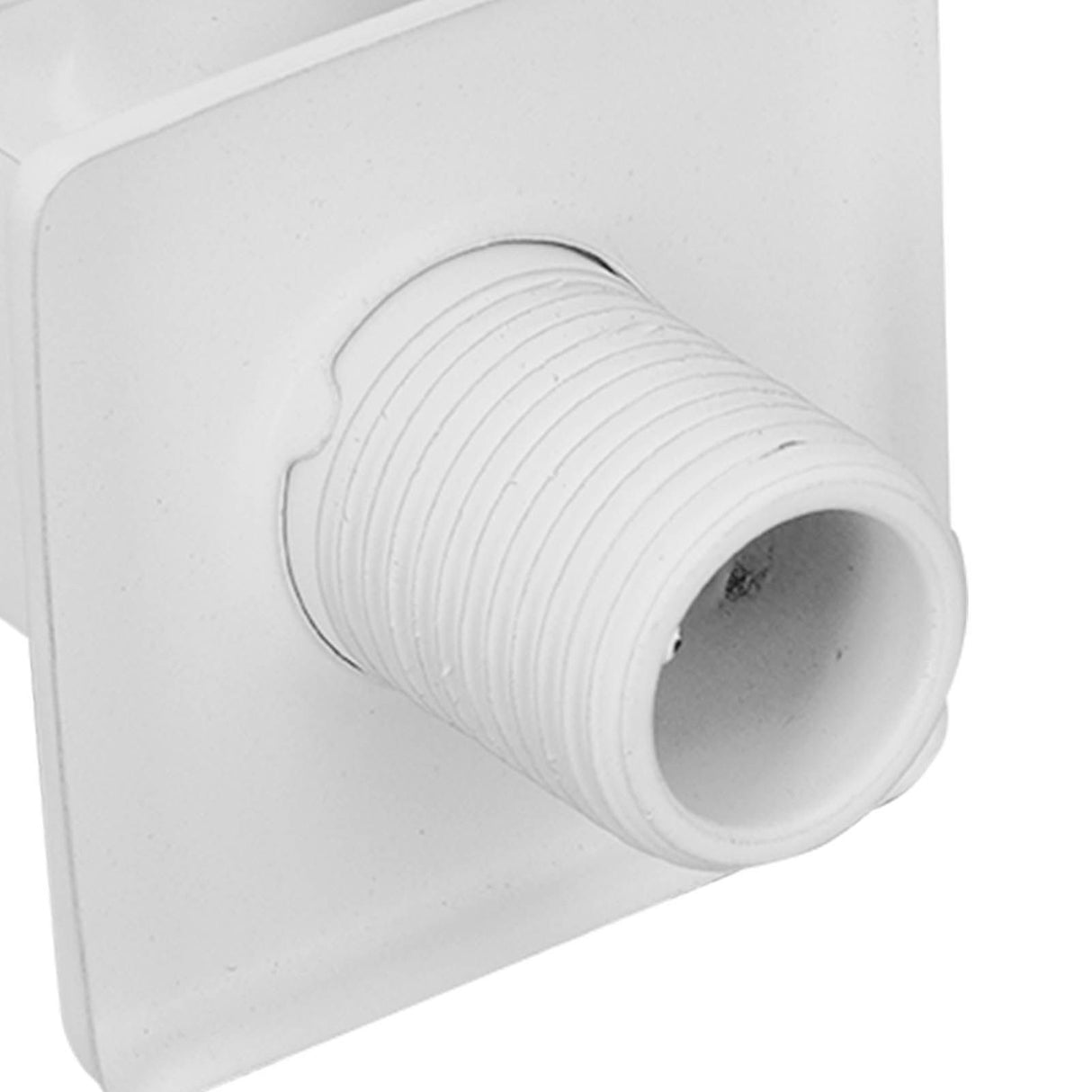 1/2in Water Outlet Valve Thicken Copper 1 in 2 Out Hot Cold Water Diverter Valve for Home White