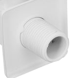 1/2in Water Outlet Valve Thicken Copper 1 in 2 Out Hot Cold Water Diverter Valve for Home White - Extra Image