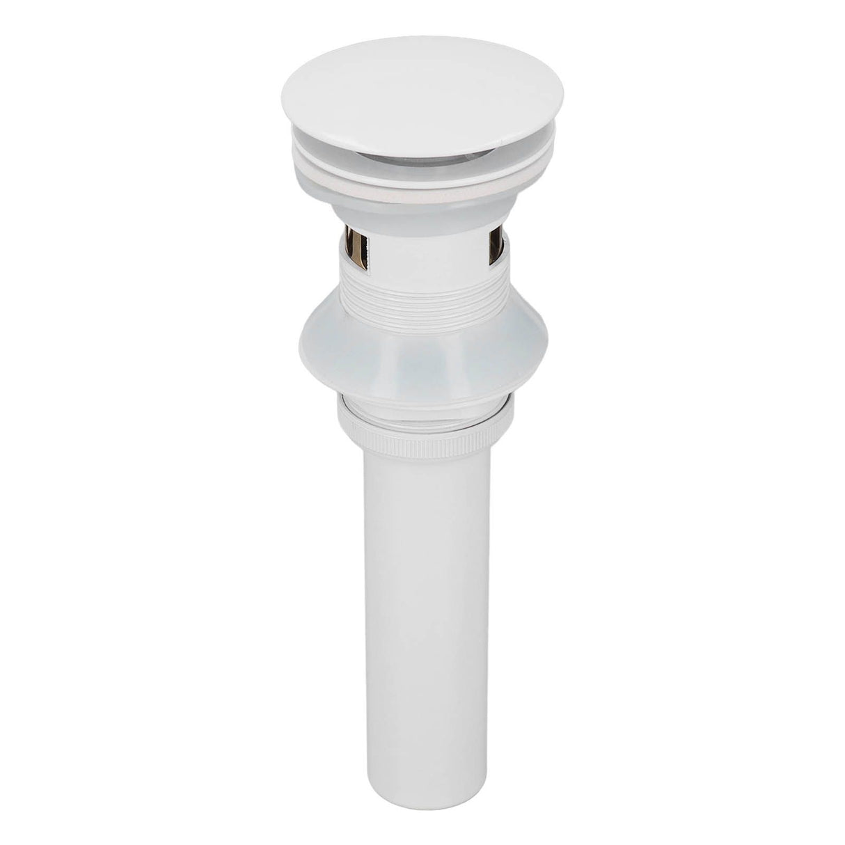 Pop Up Drain Stopper Press Bounce Deodorization Bathroom Sink Drain for Home White With Hole