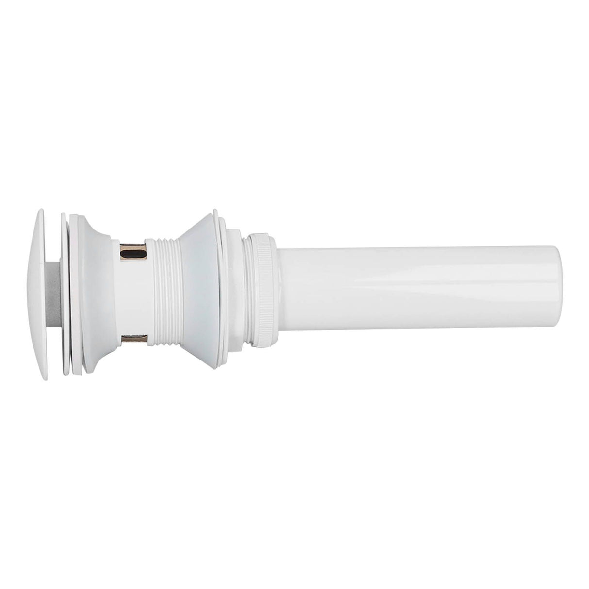 Pop Up Drain Stopper Press Bounce Deodorization Bathroom Sink Drain for Home White With Hole