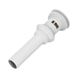 Pop Up Drain Stopper Press Bounce Deodorization Bathroom Sink Drain for Home White With Hole - Low Angle