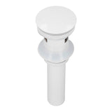 Pop Up Drain Stopper Press Bounce Deodorization Bathroom Sink Drain for Home White With Hole - Extra Image