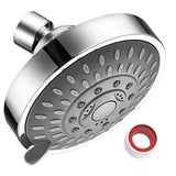 Shower Head 5 Mode Adjustable Stainless Steel G1/2 Bath Nozzle for Bathroom Toilet