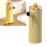 Automatic Foam Soap Dispenser Cute Intelligent Infrared Sensor Waterproof Rechargeable Touchless Automatic Soap Dispenser Yellow