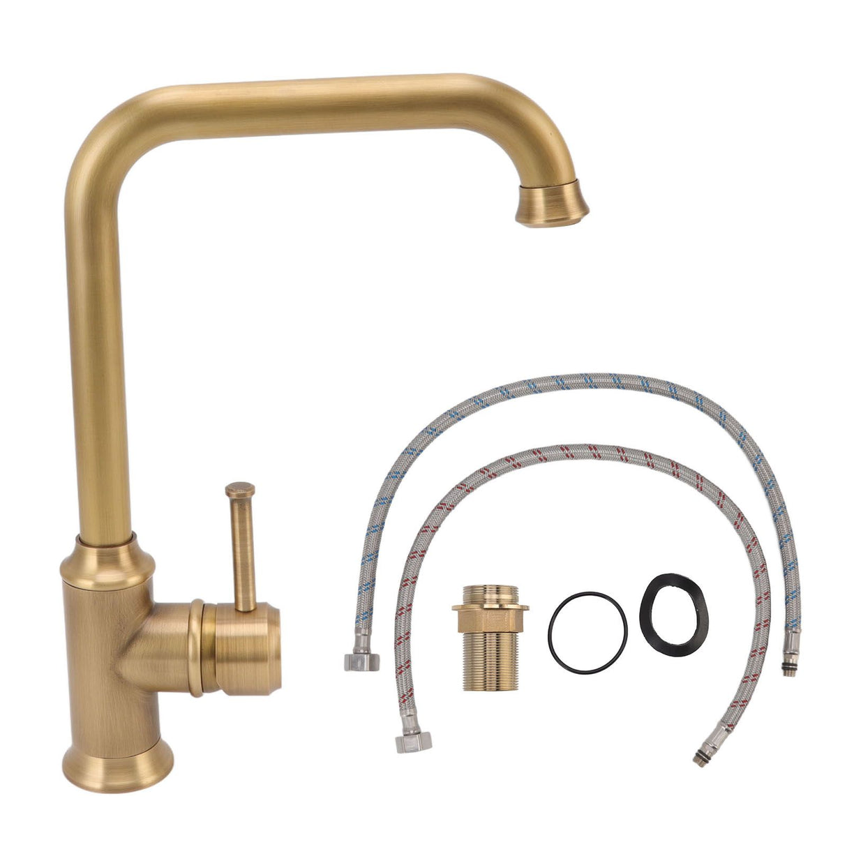 Vintage Bathroom Basin Sink Faucet Elegant Rugged Hot Cold Mixing Kitchen Washroom Washbasin Water Tap