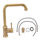 Vintage Bathroom Basin Sink Faucet Elegant Rugged Hot Cold Mixing Kitchen Washroom Washbasin Water Tap