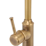 Vintage Bathroom Basin Sink Faucet Elegant Rugged Hot Cold Mixing Kitchen Washroom Washbasin Water Tap - Extra Image