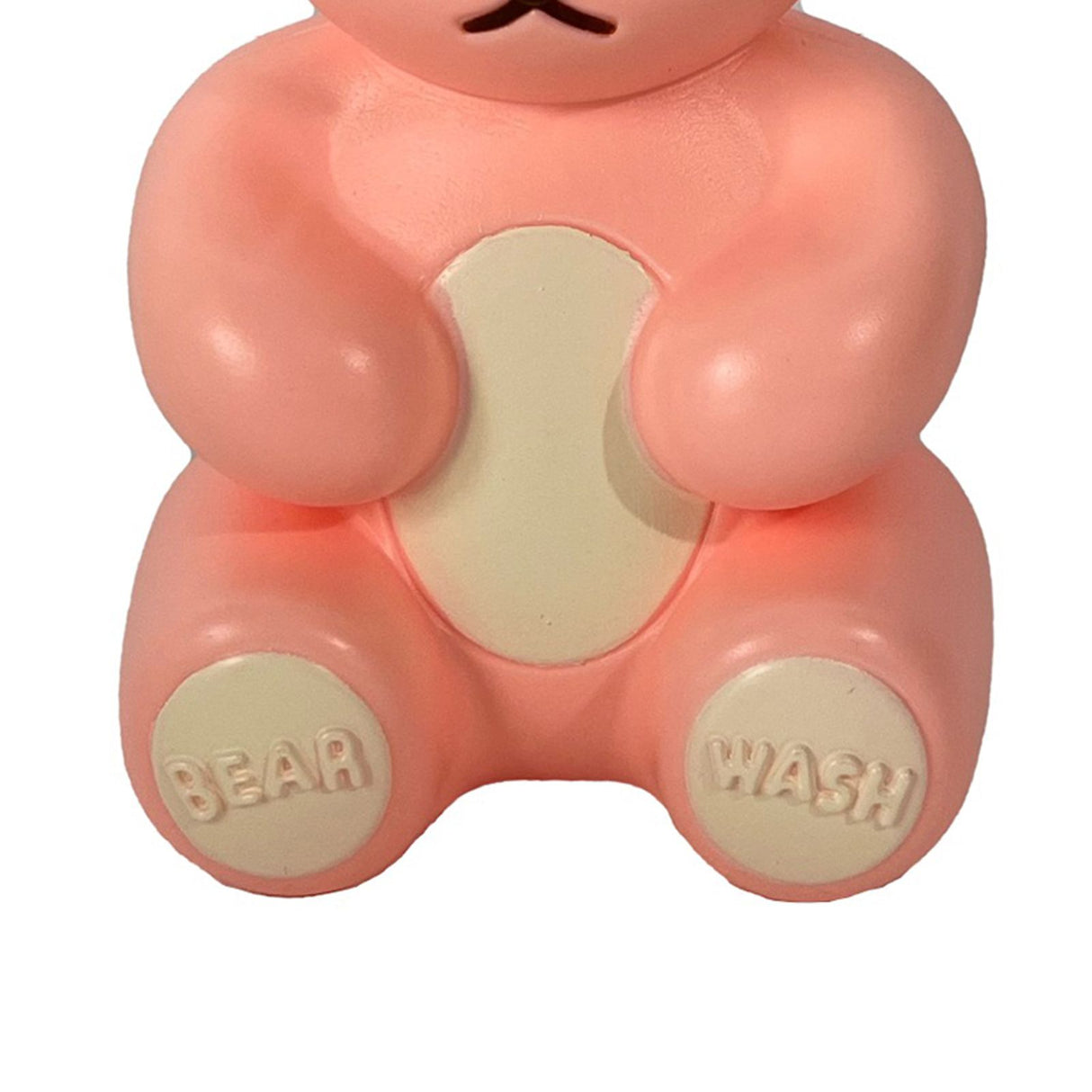 Foam Pump Bottle Cute Bear Shape Large Capacity Foaming Soap Dispenser Bottle for Facial Wash Body Wash Hand Soap Pink