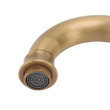 High Sink Faucet Copper Retro Industrial Single Handle Cold Hot Water Mixer Tap for Above Counter Basin Bathroom Hotel - Extra Image