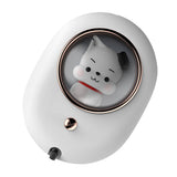 Wall Mounted Soap Dispenser Space Capsule Design Rechargeable Space Saving Wall Automatic Foaming Soap Dispenser White