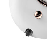 Wall Mounted Soap Dispenser Space Capsule Design Rechargeable Space Saving Wall Automatic Foaming Soap Dispenser White - Close-Up Angle